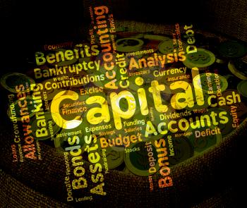 Capital Word Meaning Assets Words And Prosperous 