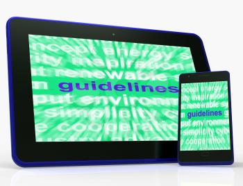 Guidelines Tablet Meaning Instructions Protocols And Ground Rules