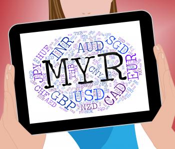 Myr Currency Representing Worldwide Trading And Broker
