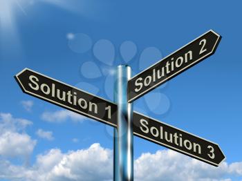 Solution 1 2 or 3 Choice Shows Strategy Options Decisions Or Solving