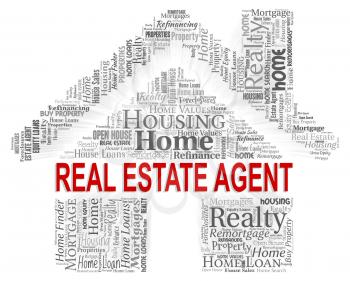 Real Estate Agent Meaning Property Market And House