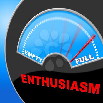 Full Of Enthusiasm Indicating Do It Now And Action