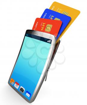Credit Card Online Meaning World Wide Web And Website