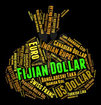 Fijian Dollar Meaning Foreign Exchange And Wordcloud