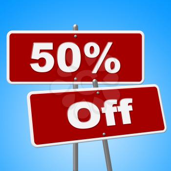 Fifty Percent Off Showing Clearance Reduction And Cheap