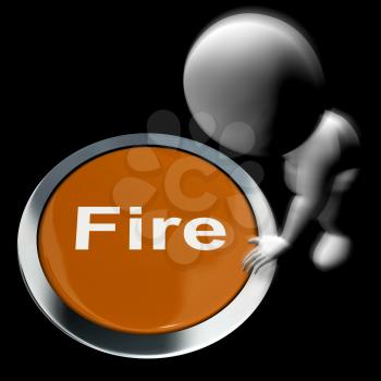 Fire Pressed Meaning Emergency Evacuation And 111