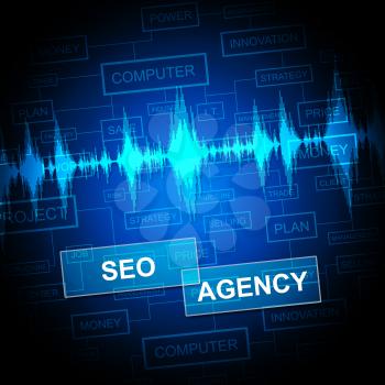 Seo Agency Indicating Search Engine And Internet