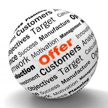 Offer Sphere Definition Shows Special Prices Discounts Or Promotions