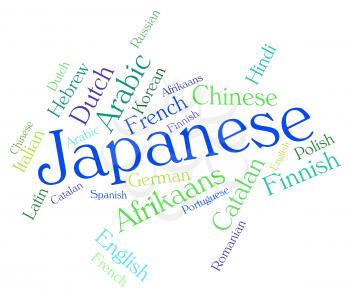 Japanese Language Representing Dialect Word And Vocabulary