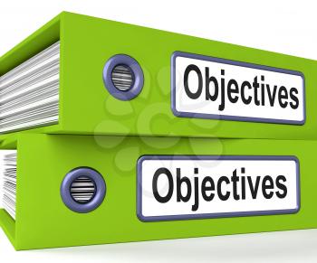Objectives Folders Meaning Business Goals And Targets