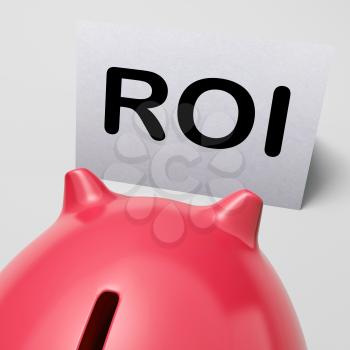 ROI Piggy Bank Meaning Investing Financing And Return