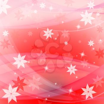 Red Background Showing Backdrop Template And Abstract