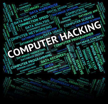 Computer Hacking Meaning Processor Hacked And Internet