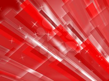 Red Bars Background Meaning Geometric Or Futuristic Design