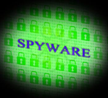 Spyware Hacked Indicating Attack Malicious And Hacking