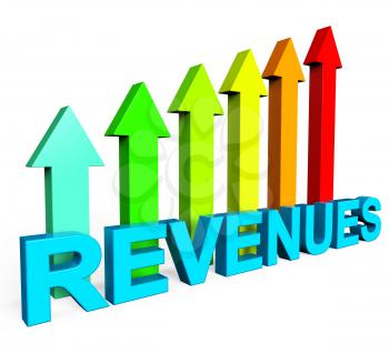 Revenues Increasing Representing Financial Report And Profits