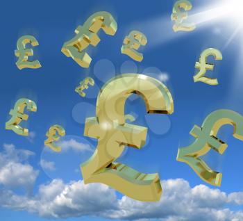 Pound Signs In The Sky As A Sign Of A Windfall