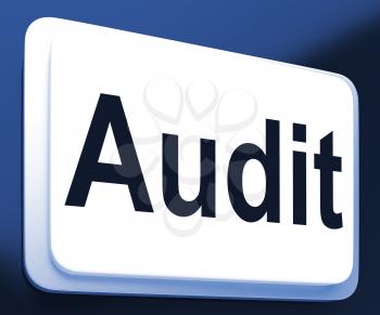 Audit Button Showing Auditor Validation Or Inspection