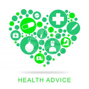 Health Advice Indicating Preventive Medicine And Assistance