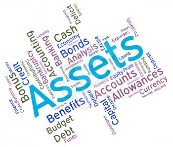 Assets Words Indicating Estate Wordcloud And Capital 