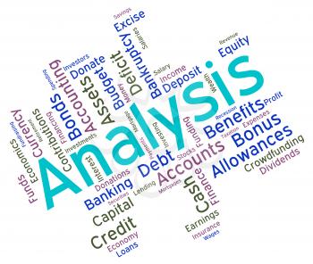 Analysis Word Representing Data Analytics And Analyzing 