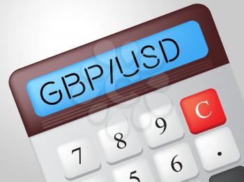 Gbp Usd Calculator Showing Foreign Currency And Market