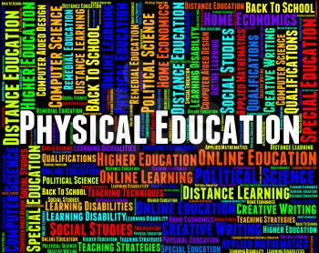 Physical Education Indicating Text College And Training
