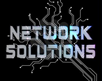 Network Solutions Meaning Global Communications And Solve
