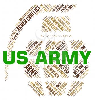 Us Army Representing The United States And The United States