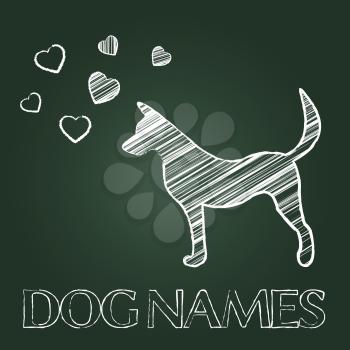 Dog Names Indicating Pedigree Identity And Pets