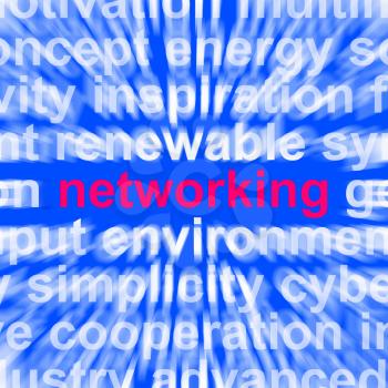 Networking Word Meaning Making Contacts And Business Networks