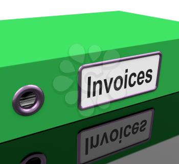 Invoices File Shows Accounting And Expenses