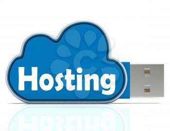 Hosting Memory Stick Meaning Host Website And Hosted By