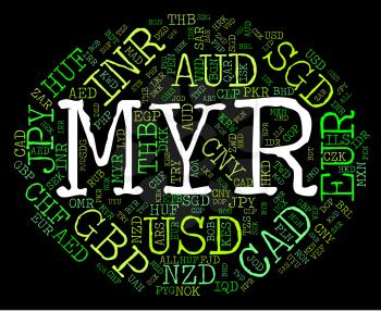 Myr Currency Representing Worldwide Trading And Broker