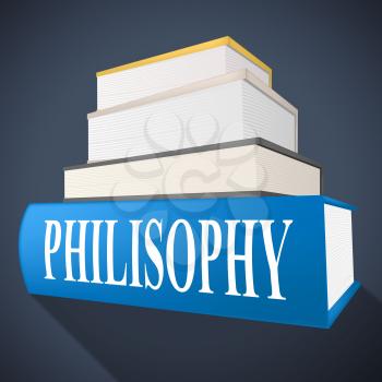 Philosophy Book Representing Morality Knowledge And Perspective