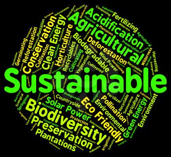 Sustainable Word Meaning Sustaining Sustained And Recycling