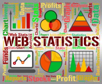 Web Statistics Representing Charts Infochart And Graphs