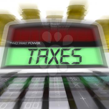 Taxes Calculated Meaning Taxation Of Income And Earnings