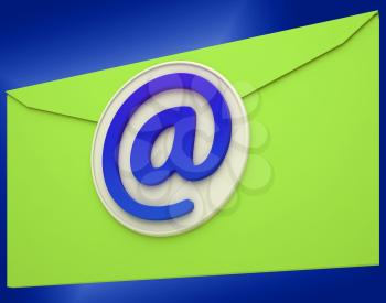 Email Icon Showing Emailing Correspondence Or Contacting
