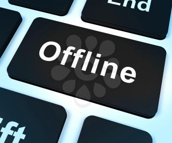 Offline Key Showing Internet Communication Status Disconnected