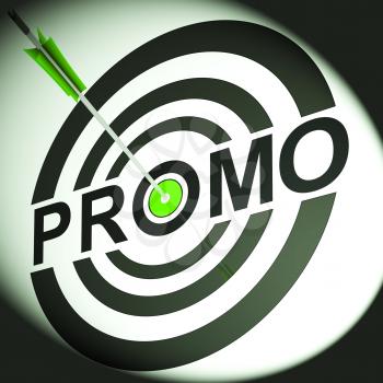 Promo Showing Discounted Advertising Price Offer Promotion