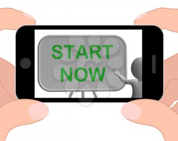 Start Now Phone Meaning Begin Today And Immediately
