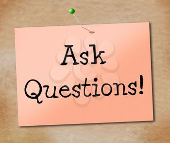 Questions Ask Representing Faq Frequently And Answer