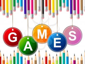 Games Play Meaning Gamer Gaming And Recreation