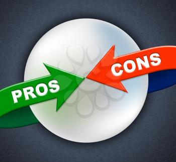 Pros Cons Arrows Meaning Yep Agreeing And Denial
