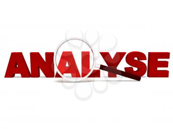 Analyse Word Showing Analytics Analysis Or Analyzing