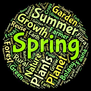 Spring Word Meaning Springtide Seasons And Springtime