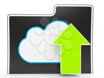 Upload Arrow And Cloud File Shows Uploading By Ftp