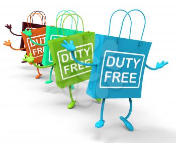 Duty Free Bags Showing  Tax Exempt Discounts