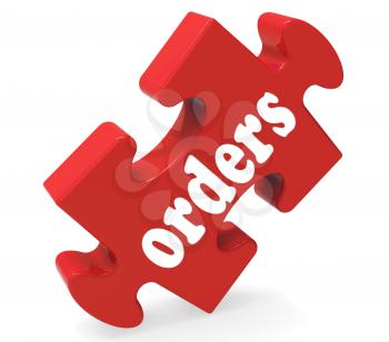 Orders Meaning Sales Purchases And Buying From Customers